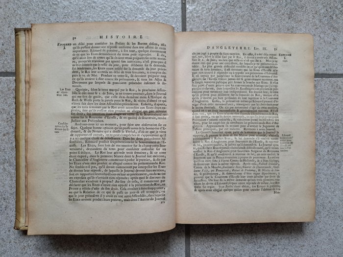 De Rapin Thoyras - Histoire d'Angleterre - tome Troisieme - 1727