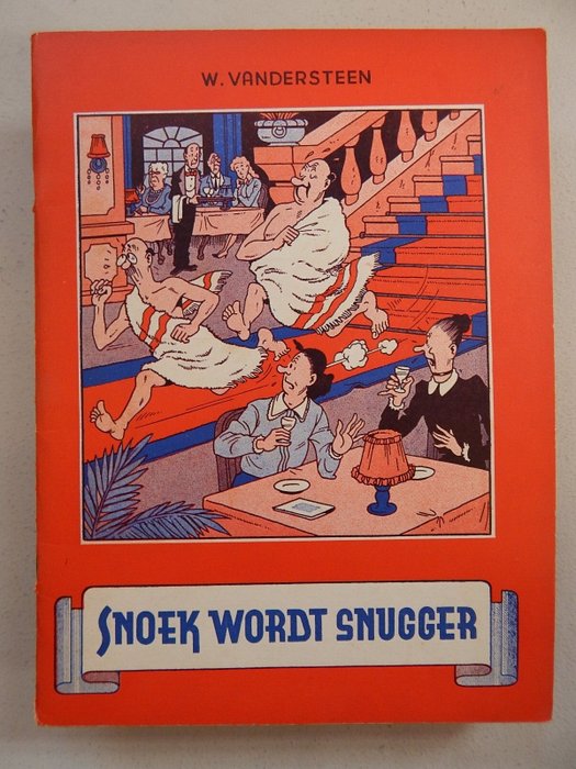 De Familie Snoek 10 - Vlaamse 1e reeks - Snoek wordt snugger - 1 x antikvarisk album - Første udgave - 1953