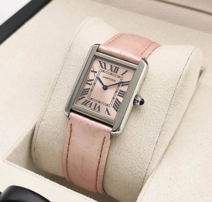 Cartier - Tank Solo "Pink Dial" - W5200000 (3170) - Kvinder - 2011-nu