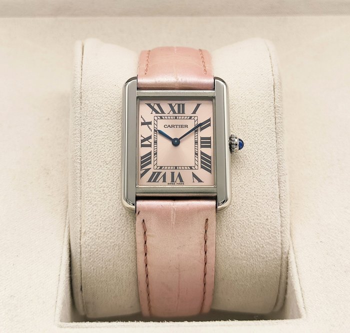 Cartier - Tank Solo "Pink Dial" - W5200000 (3170) - Kvinder - 2011-nu