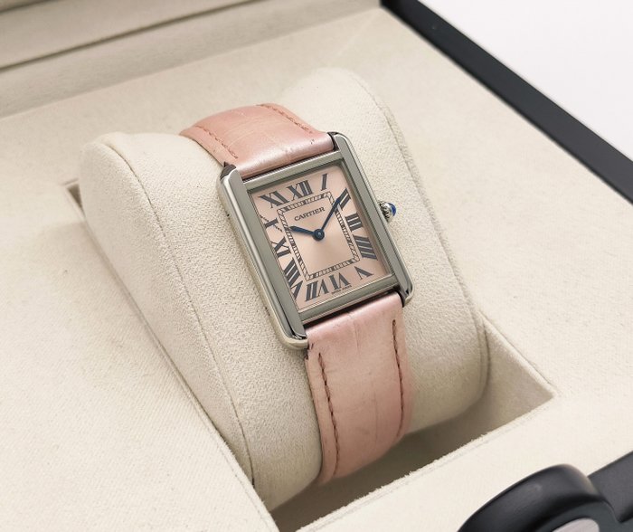 Cartier - Tank Solo "Pink Dial" - W5200000 (3170) - Kvinder - 2011-nu