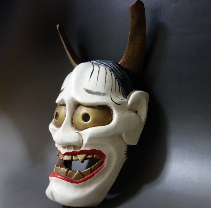 Maske - Træ - Hannya demon - Japan