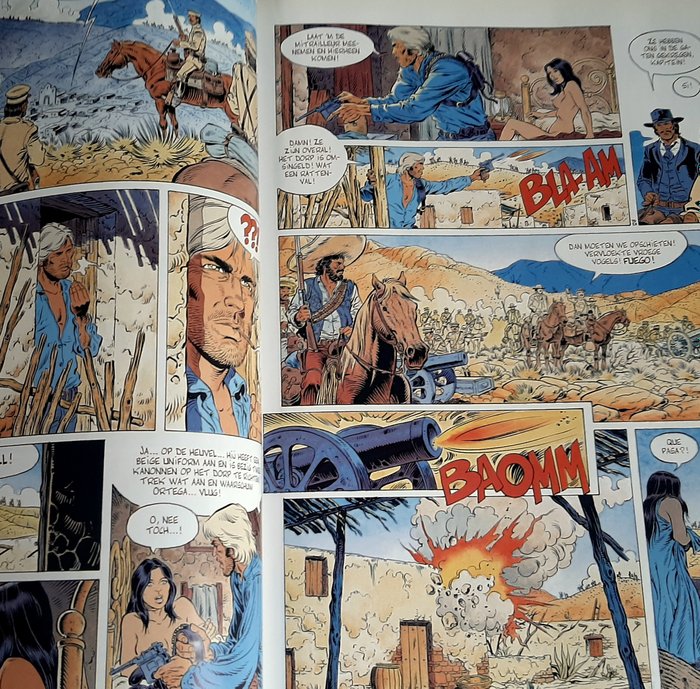 Durango, en gerelateerde westerns 4 6 17 18 - Witte reeks in hardcover: Amos, Noodlot v e Desperado, Jessie, Gegijzeld - plus Lonesome 3 en - 6 Album - Første udgave - 1999/2021