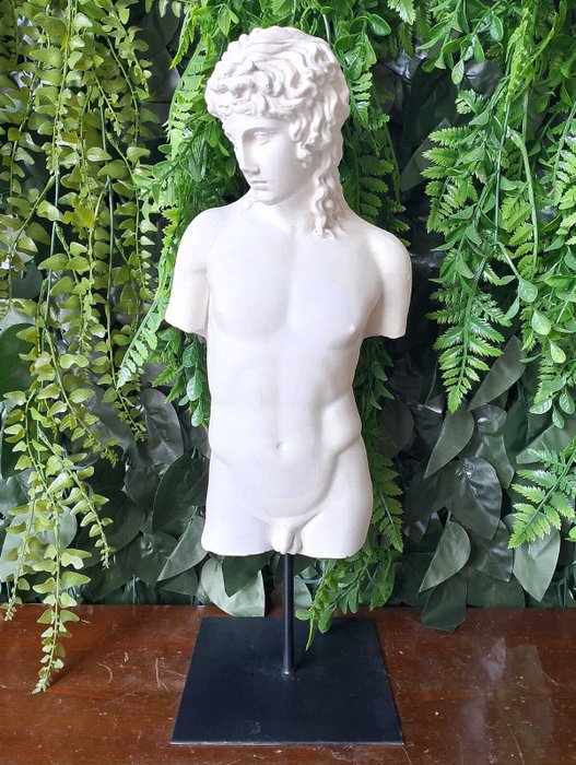 Skulptur Torso di Eros - 43 cm - marmorstøv