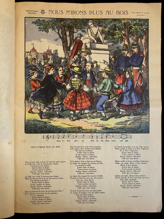 Rondes et chansons populaires - 1890