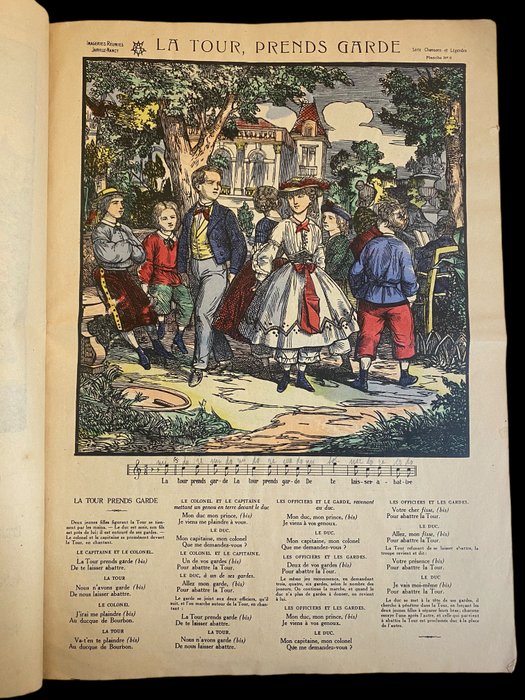 Rondes et chansons populaires - 1890