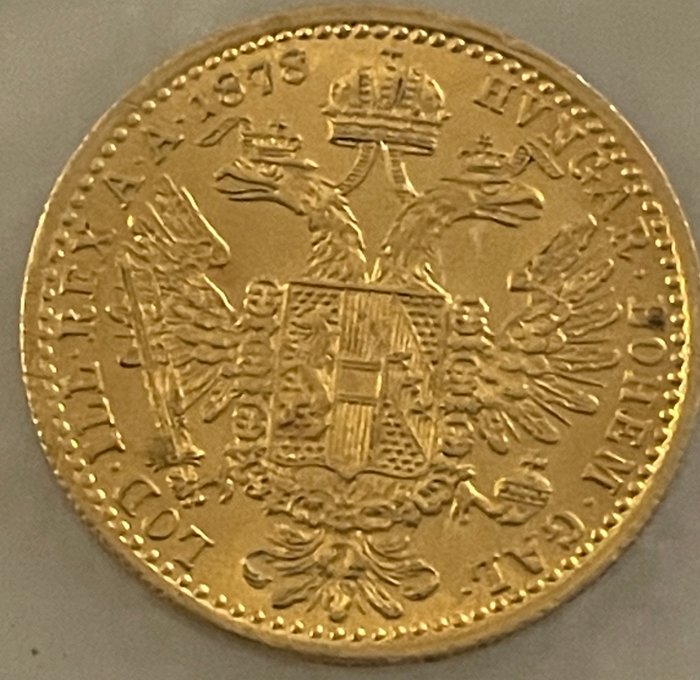 Østrig. Franz Joseph 1. af Østrig-Ungarn. 1 Ducat 1878  (Ingen mindstepris)