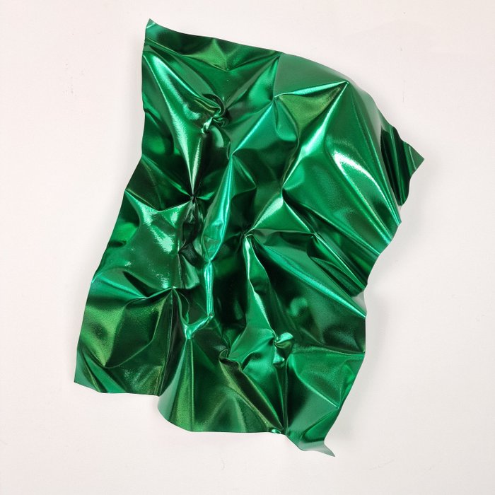 José Soler Art - Steel Silk Green (Wall Sculpture)