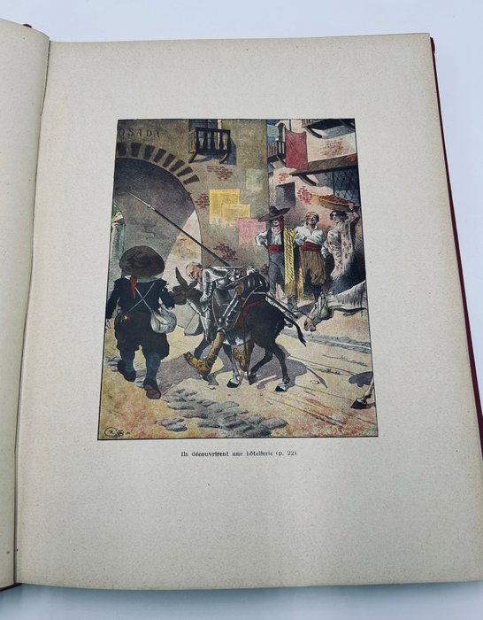 Miguel de Cervantes, R. Giffey - Don Quichotte de la Manche. Seize aquarelles de Giffey - 1925