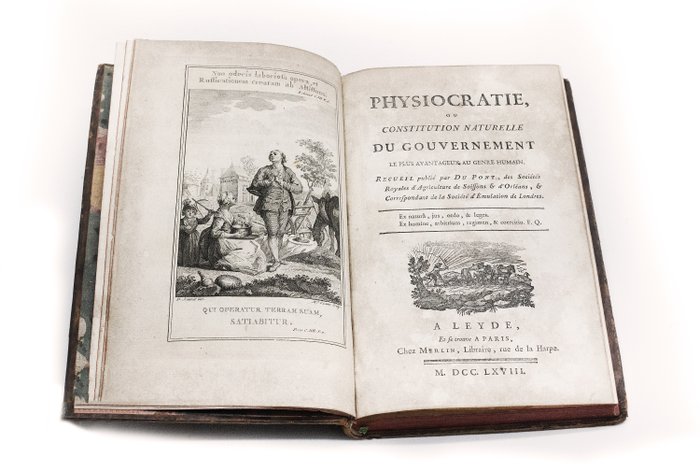 Quesnay / du Pont de Nemour - Physiocratie - 1768