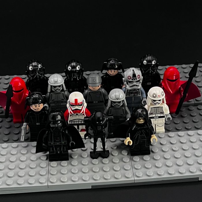 Lego - Star Wars - Lego Star Wars - Imperial Minifigure Lot with K-2SO - 2000-2010 - Danmark