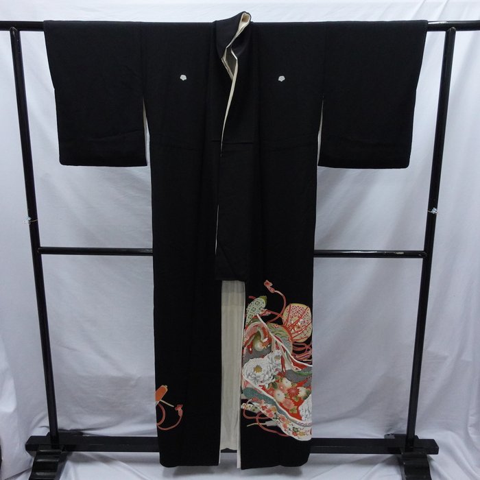 Tomesode "留袖" / kimono - Silke - Japan - Shōwa-periode - Heisei-periode