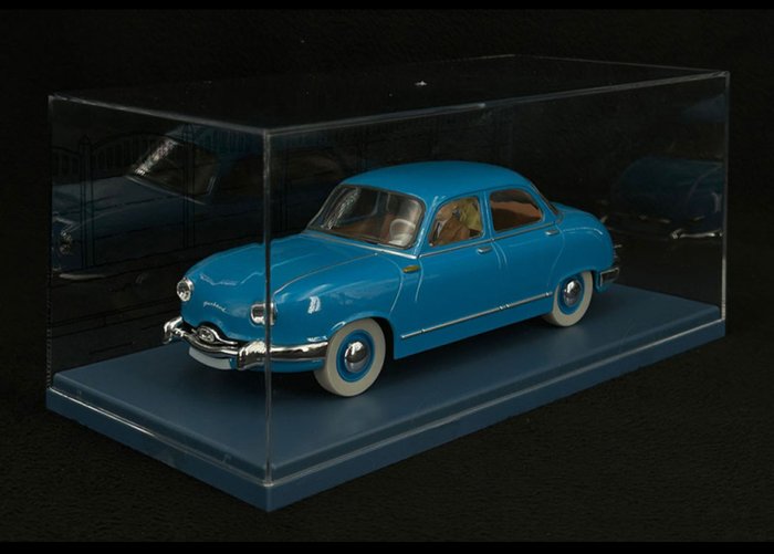 Tintin - 2x  Le taxi Panhard Dyna Z - mint -  1/24 + 1/43 - Coke en Stock