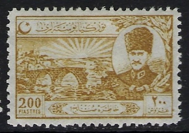 Tyrkiet 1924 - Broen mellem Sakanya og Mustafa - Michel N. 799/806