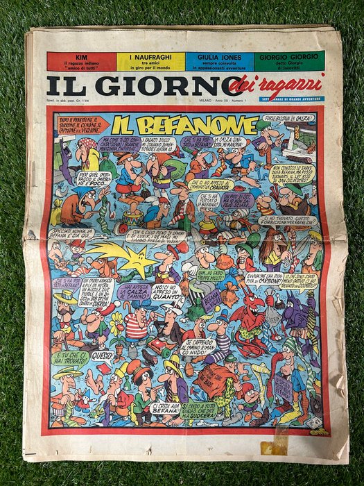 Il Giorno dei ragazzi 34x giornali - anno XII - 34 Magasin - Første udgave - 1968