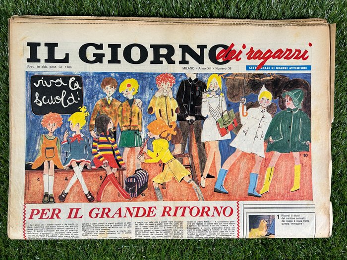 Il Giorno dei ragazzi 34x giornali - anno XII - 34 Magasin - Første udgave - 1968