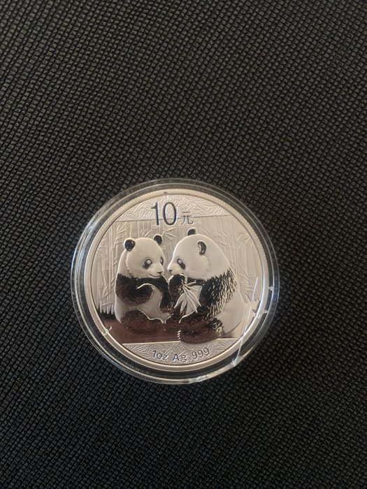 Kina. 10 Yuan 2009 Panda, 1 Oz (.999)  (Ingen mindstepris)