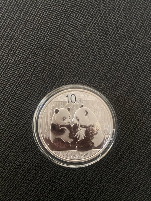 Kina. 10 Yuan 2009 Panda, 1 Oz (.999)  (Ingen mindstepris)