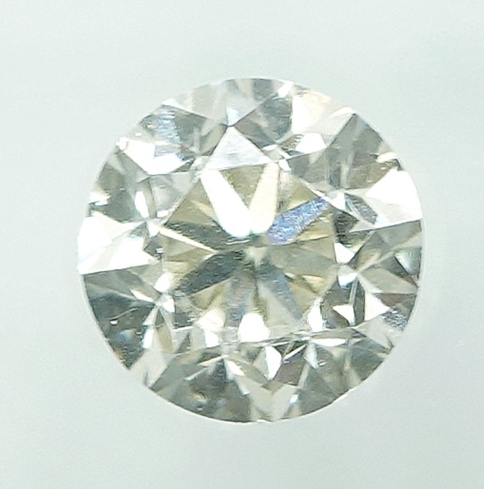 1 pcs Diamant  (Naturfarvet)  - 050 ct - Faint Brunlig Gul - VS1 - Gem Report Antwerp (GRA)