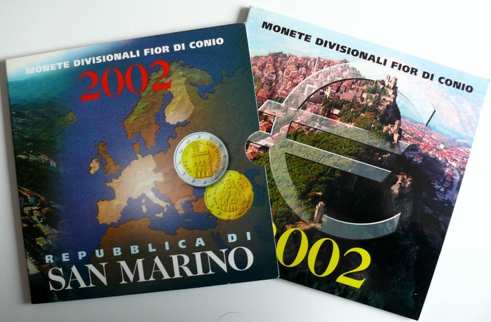 San Marino. Year Set (FDC) 2002  (Ingen mindstepris)