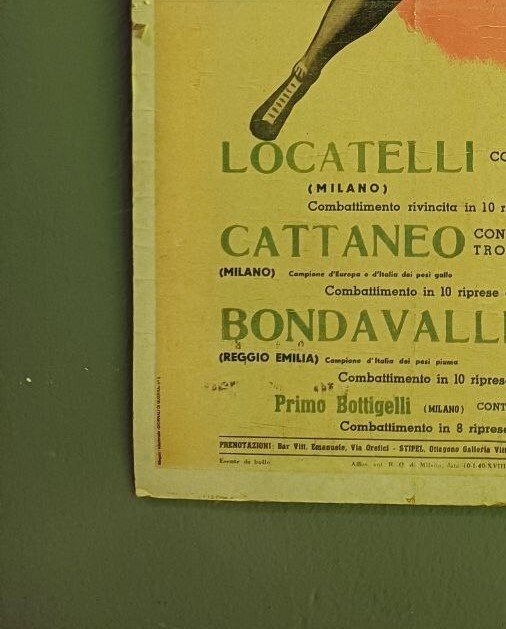 Gino Boccasile - Cartonato Teatro Puccini - Milano 1940 - 1940‹erne