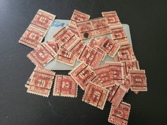 USA - Forbundsstater 1920/1940 - specialist batch af precanceler