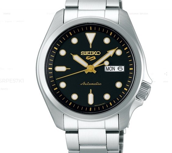 Seiko - Sport 5 - Ingen mindstepris - SRPE57K1 - Mænd - 2024