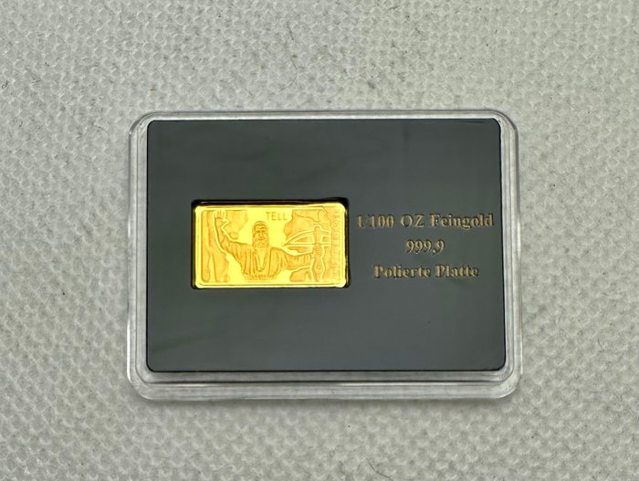 Tyskland. Tell  , oro 1/100 Oz (.999) Proof  (Ingen mindstepris)