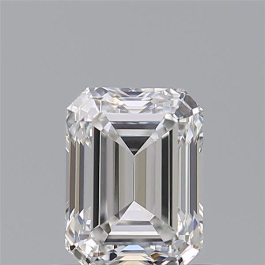 Ingen mindstepris - 1 pcs Diamant  (Natur)  - 0.40 ct - Smaragd - D (farveløs) - IF - Gemological Institute of America (GIA)