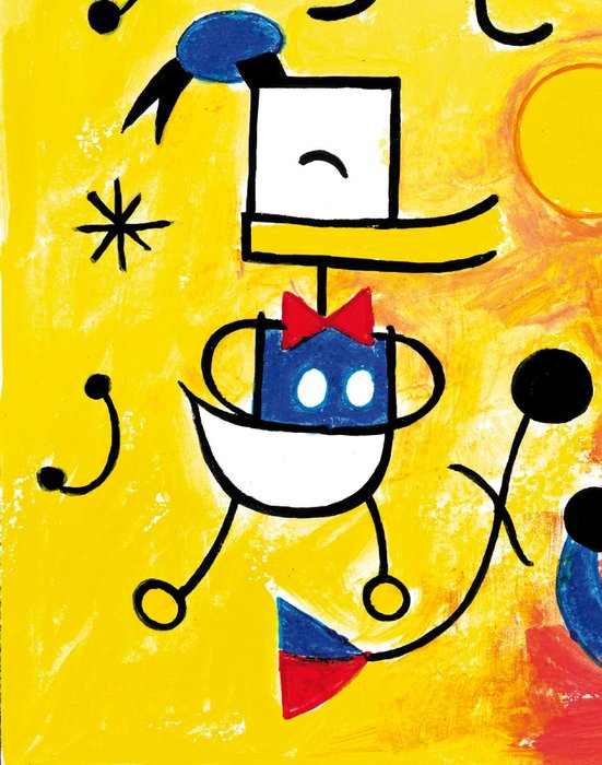 Tony Fernandez - Mickey, Donald, and Goofy Inspired by Joan Miró's Art - A.P. Signed Giclée