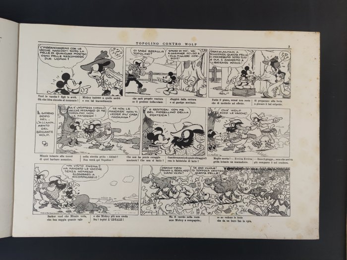 Topolino Giornale Supplemento Anastatico Completo Con Wolp - 41 Comic - Genoptryk