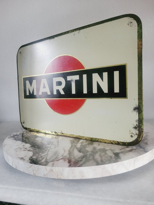 Martini Reclamebord, 1960 - Tegn - Glacoid