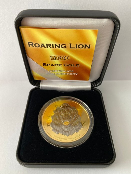 Niue 2 Dollars 2020 - Roaring Lion - Gold Edition- 1 Oz  (Ingen mindstepris)