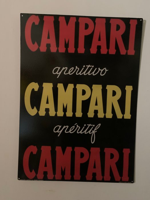 campari - Reklameplakat - campari - Jern