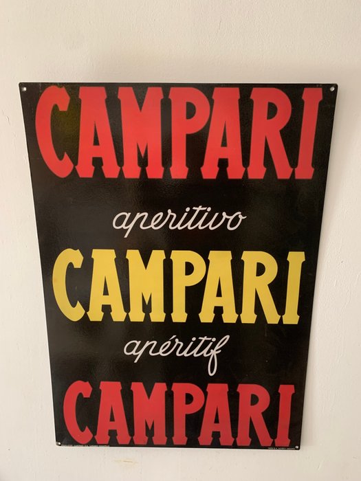 campari - Reklameplakat - campari - Jern