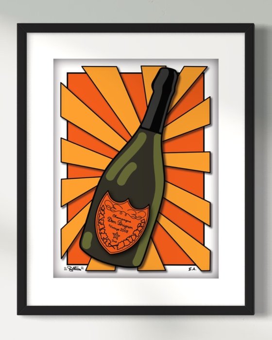 Louis Michel Krüger (1997) - DOM PERIGNON (ORANGE) (3D-Graphic)