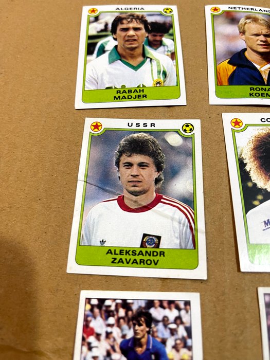 Panini - Egyptian League RARE - Ruud Gullit, Matthaus, Hugo Sanchez, Valderrama, Koeman, Socrates, Lineker  others - 16 Sticker