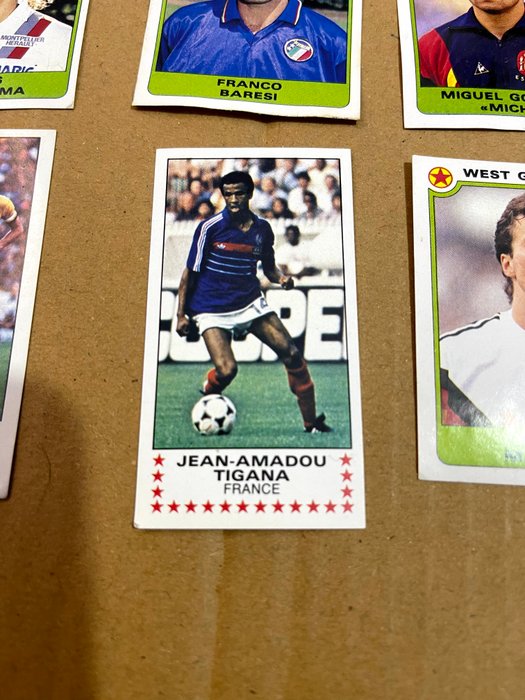 Panini - Egyptian League RARE - Ruud Gullit, Matthaus, Hugo Sanchez, Valderrama, Koeman, Socrates, Lineker  others - 16 Sticker