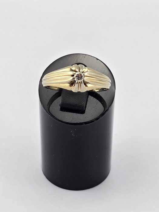 Ingen mindstepris - Ring - 19,2 kt. Hvidguld Diamant (Natur)