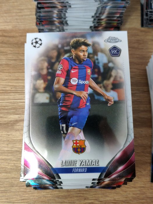 2023/24 - Topps - Chrome Uefa CC - Lamine Yamal Mbappé Haaland Bellingham - 250 Card