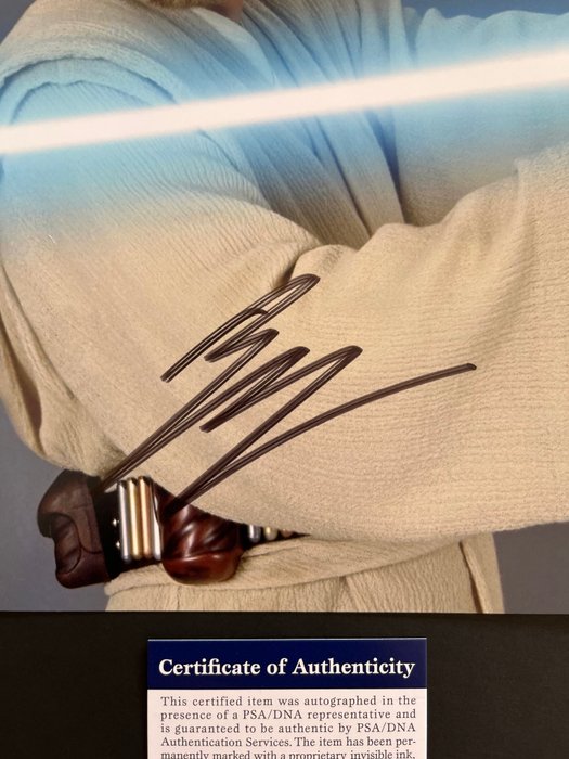 Star Wars Episode III: Revenge of the Sith, Ewan McGregor (Obi Wan) - Signed in Person - with PSA/DNA Certificate - Autograph, photo - No Reserve!