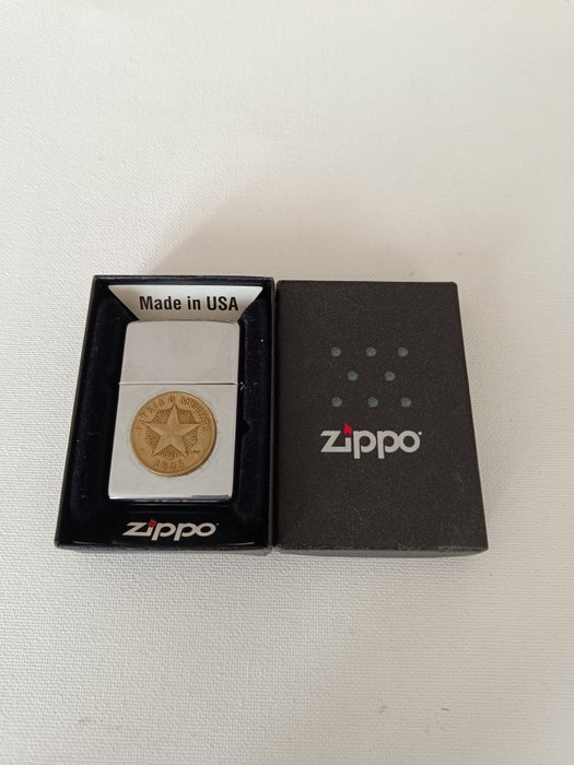 Zippo - Lighter - Stål (rustfrit)