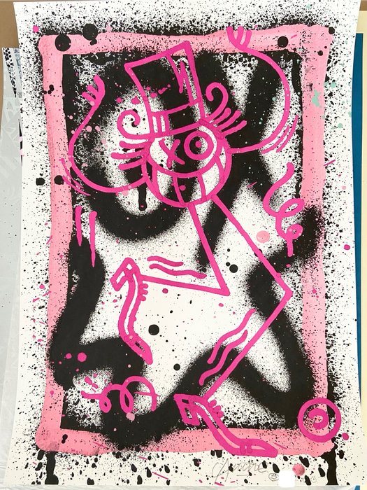 André Saraiva (1971) - Pink Mr A (hand embellished)