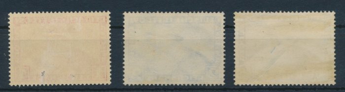 Tyske Kejserrige 1928/1931 - Zeppelin luftpoststempler 1 RM, 2 RM, 4 RM - Michel Nr. 423/424 und 456