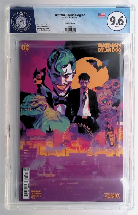 Batman/Dylan Dog #2 - EGC graded 9.6 - 1 Graded comic - 2024