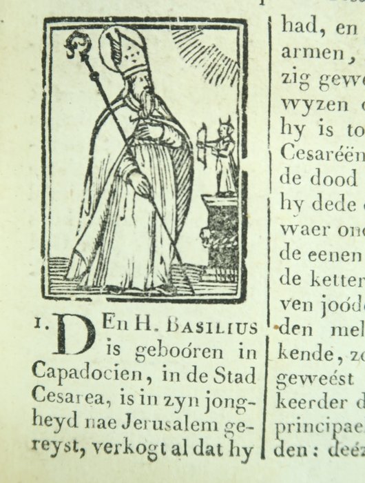 [Biographies des Saints] - Korte legende ofte leevens der heyligen voorstellende ideren dag des jaers en verdeylt in twee - 1795