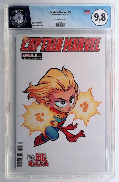 Captain Marvel #9 - EGC graded 9.8 - 1 Graded comic