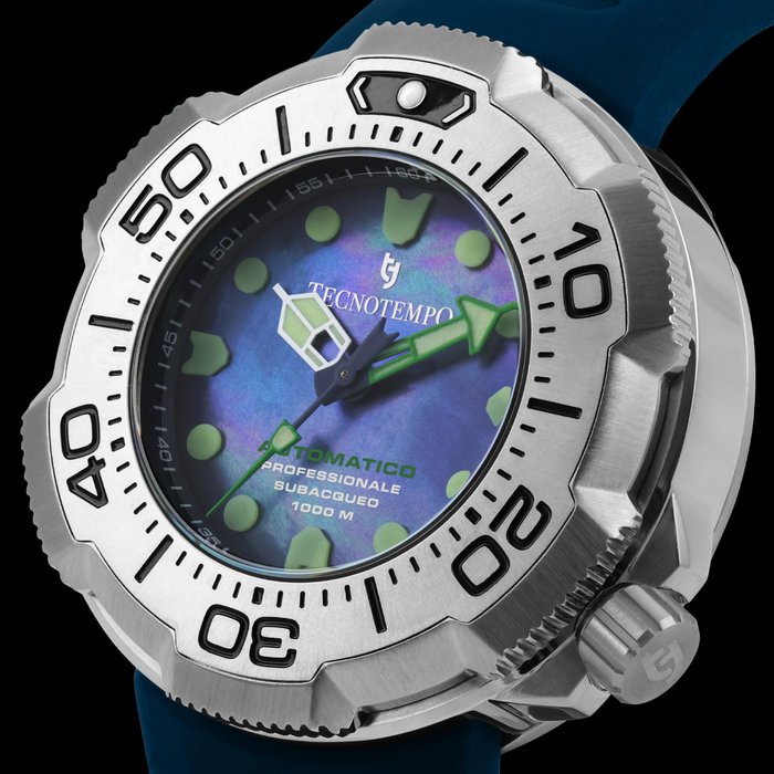 Tecnotempo -  Diver's 1000M "Madreperla" - Limited Edition - Ingen mindstepris - TT.1000.MP - Mænd - 2011-nu