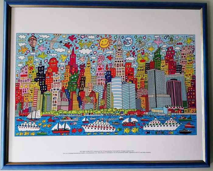 James Rizzi (1950-2011) - My New York City