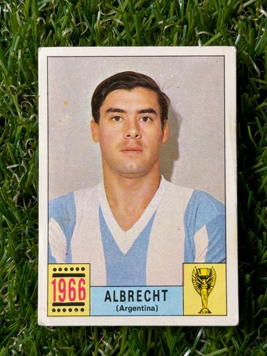 1970 Panini Mexico 70 World Cup History - Albrecht 1966 (Bisvalida) - 1 Card - Glimrende (EX)